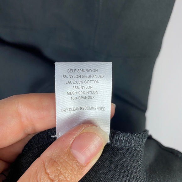 Ali & Jay LA Womens Tiered Lace V-Neck Fit & Flare Mini Dress - Picture 8 of 8